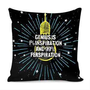 Thomas Alva Edison Quotations Pillow Cover