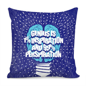 Thomas Alva Edison Quotations Pillow Cover