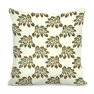 Camouflage Tropical Leaf Pillow Cover