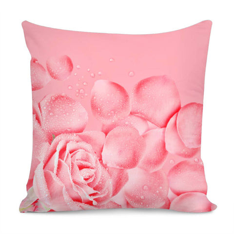 Image of Rose Flower Petals Pillow Cover