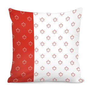 Canada Maple Leaf Pattern Pillow Cover