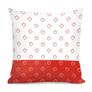 Canada Maple Leaf Pattern Horizontal Pillow Cover