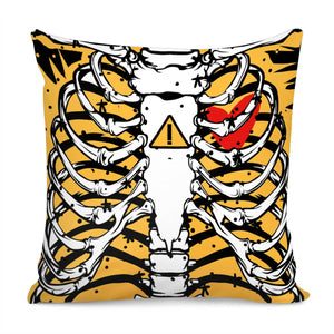 Skeleton Pillow Cover