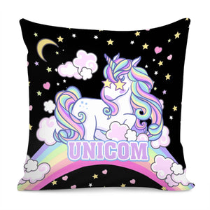 Unicorn And The Universe Pillow Cover