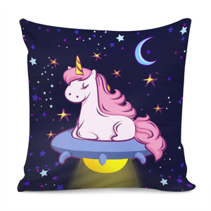 Unicorn And The Universe Pillow Cover