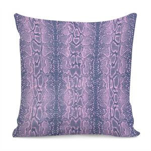 Pink Snake Skin Pillow Cover