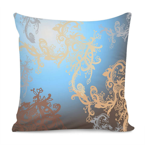 Image of Blue Pillow Cover