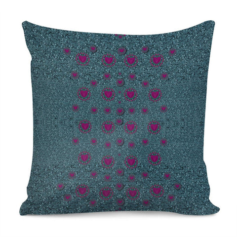 Image of Lovely Ornate Hearts Of Love Pillow Cover