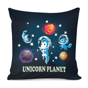 Unicorn And Universe Pillow Cover