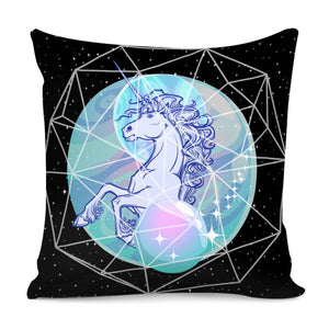 Unicorn And Universe Pillow Cover