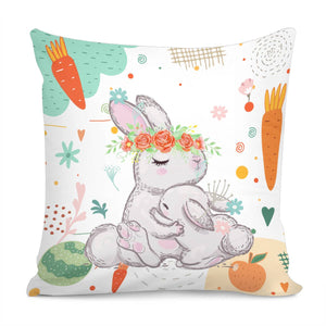 Animal Mother Pillow Cover