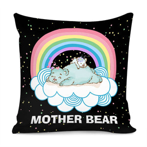 Animal Mother Pillow Cover