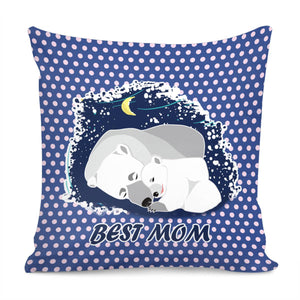 Animal Mother Pillow Cover