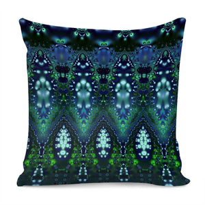 Emerald And Blue Pillow Cover