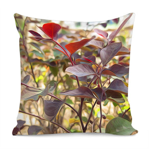 Beautiful Red Leaves Pillow Cover