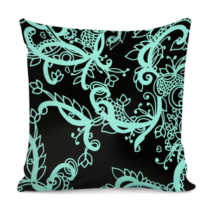 Blue Pillow Cover