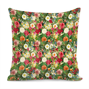 Vintage Flowers Pillow Cover