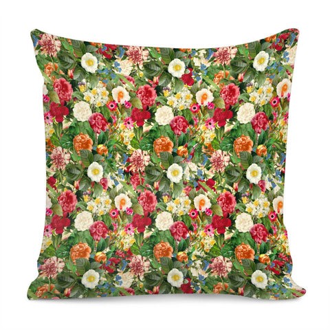 Image of Vintage Flowers Pillow Cover