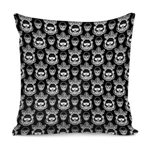 Skull Totem Pillow Cover