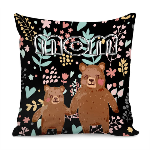 Image of Animal Mother Pillow Cover