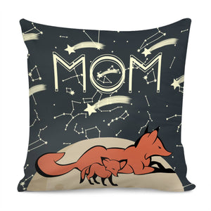 Animal Mother Pillow Cover