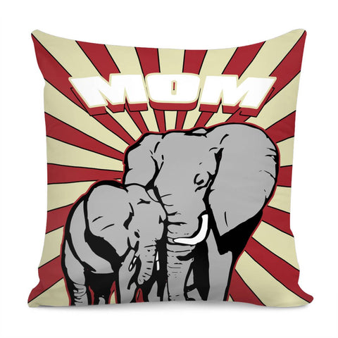 Image of Animal Mother Pillow Cover