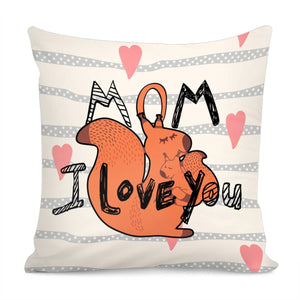 Animal Mother Pillow Cover