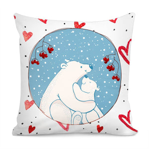 Animal Mother Pillow Cover