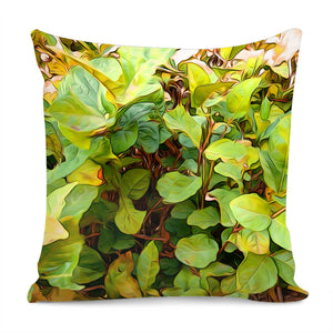 Autumn Garden Leaves Pillow Cover