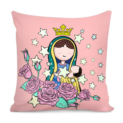 Image of Mother And Child Pillow Cover