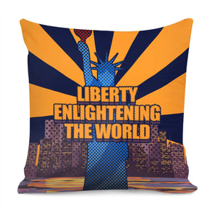 Statue Of Liberty Pillow Cover