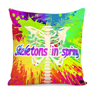 Spring Color Smudge Pillow Cover