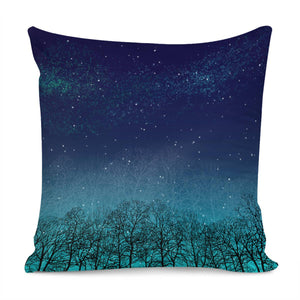 Blue Night Pillow Cover