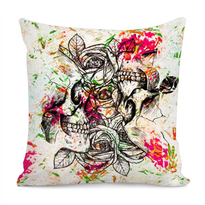 Spring Color Smudge Pillow Cover