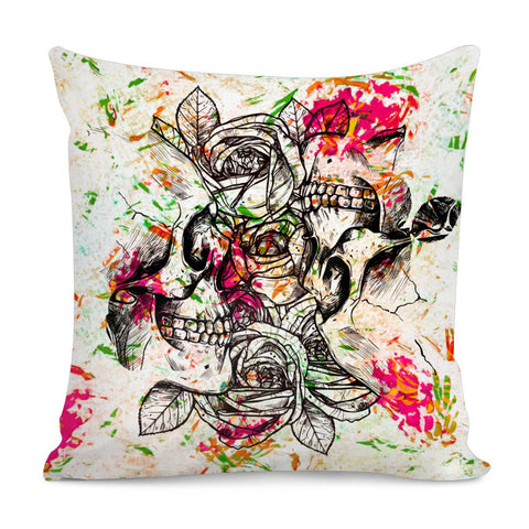 Image of Spring Color Smudge Pillow Cover