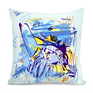 Statue Of Liberty Pillow Cover