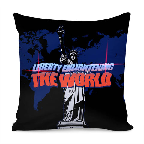 Image of Statue Of Liberty Pillow Cover