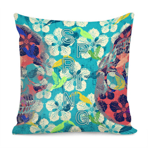 Spring Color Smudge Pillow Cover