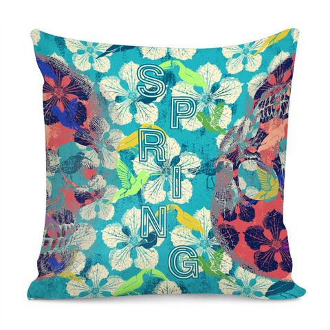 Image of Spring Color Smudge Pillow Cover