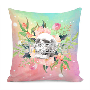 Spring Color Smudge Pillow Cover