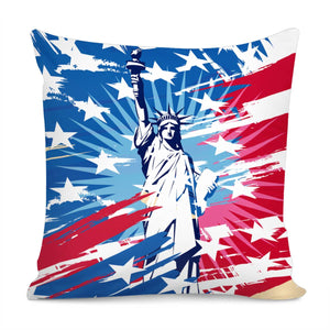 Statue Of Liberty Pillow Cover