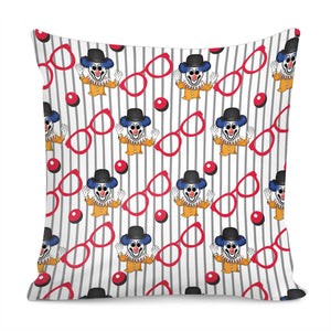 Creative Clown Pillow Cover