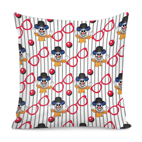 Image of Creative Clown Pillow Cover