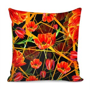 Di00133 Flower Pillow Cover