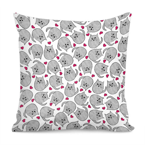 Image of Love Cats Pillow Cover