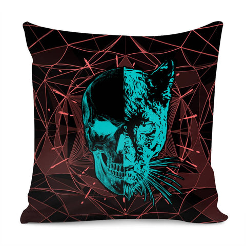 Image of Animals And Skull Pillow Cover