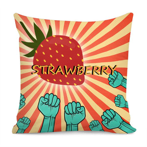 Strawberry Pillow Cover