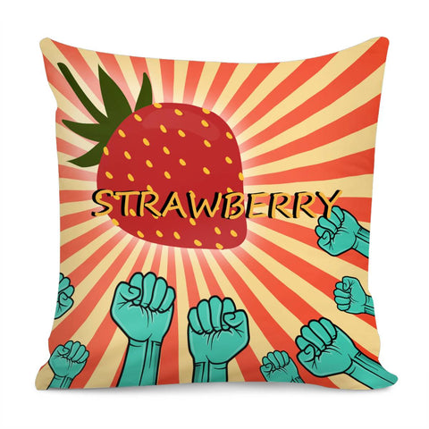 Image of Strawberry Pillow Cover