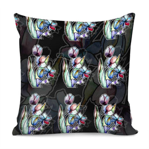 Di00135Flower Pillow Cover