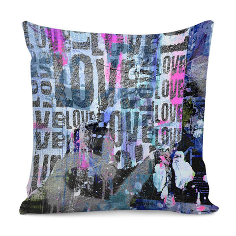 Image of Graffiti Love Pillow Cover